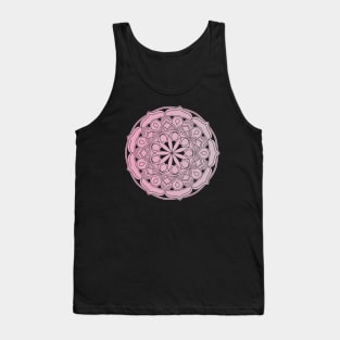 Pink Snowflake Tank Top